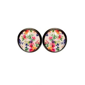 Bright Floral Earrings